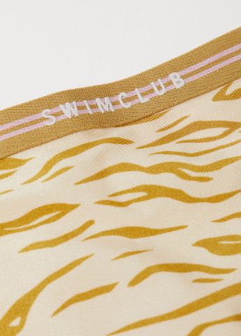 Песочные купальные трусики-плавки зебра H&M