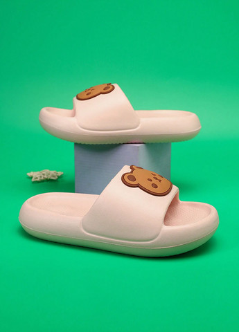 Розовые кэжуал шлепанцы SHEIN с аппликацией