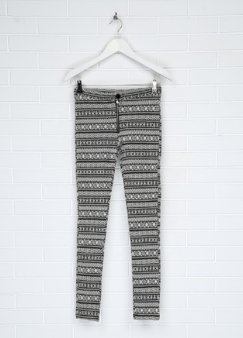 Черно-белые кэжуал демисезонные зауженные брюки Alcott