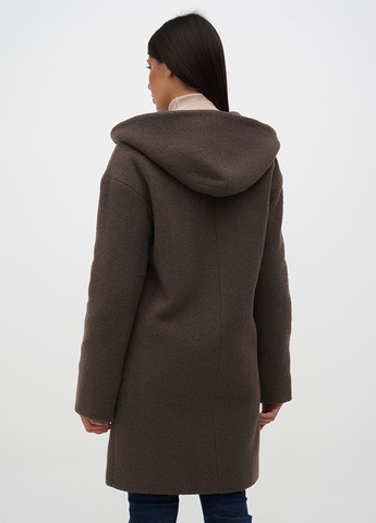 Коричневое демисезонное Пальто однобортное Ruta-S