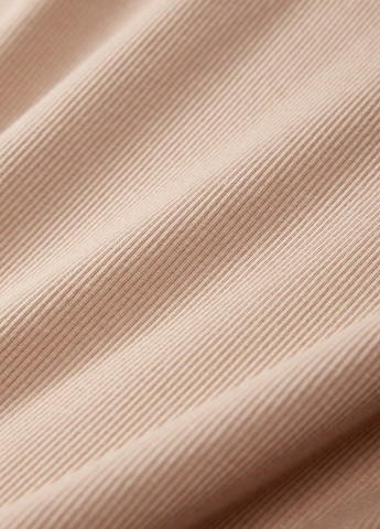 Бежевое кэжуал платье для беременных платье-футболка SHEIN однотонное