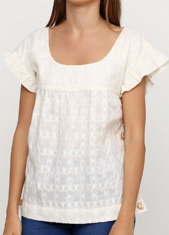 Молочная летняя блуза Juicy Couture