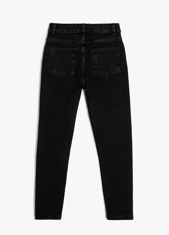 Темно-серые демисезонные зауженные джинсы KOTON