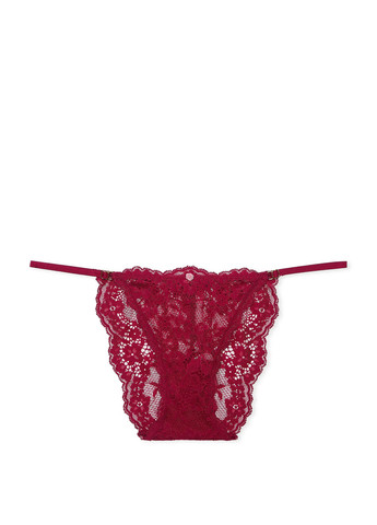 Бордовий демісезонний комплект (бюстгальтер, трусики) Victoria's Secret