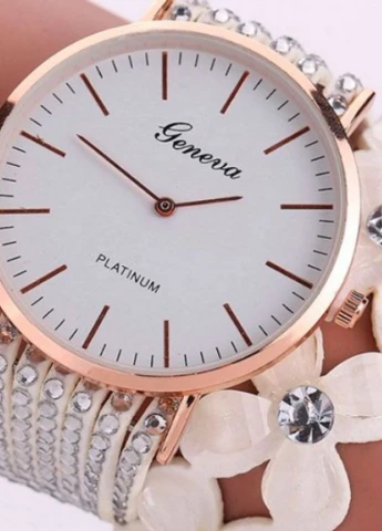 Жіночі годинник Creative White quartz Geneva (229044175)