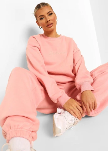 Костюм (свитшот, брюки) Boohoo (237848058)