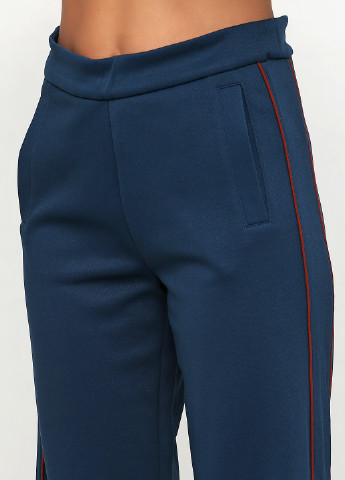 Синие кэжуал демисезонные клеш брюки Nyden by H&M