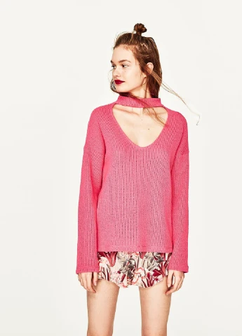 Кофта,рожевий, Zara (255192858)