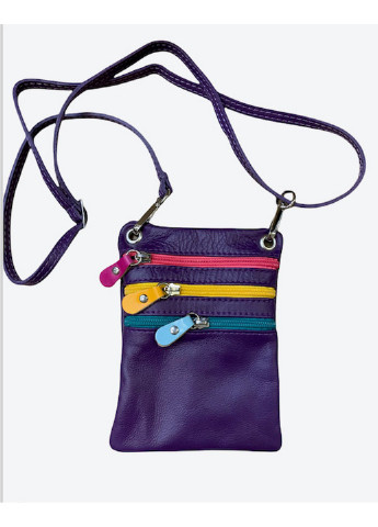 Сумка Italian Bags однотонная фиолетовая кэжуал
