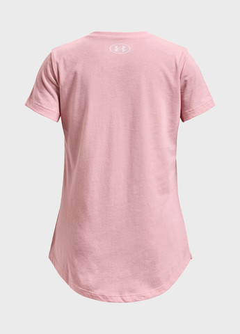 Светло-розовая летняя футболка Under Armour