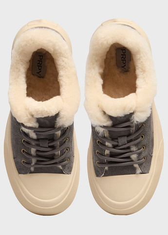 Кроссовки PRPY серые зима (366438674)