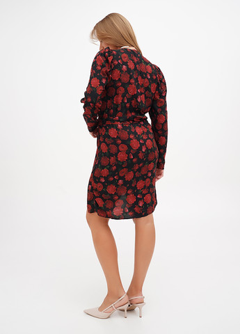 Чорна кежуал сукня Terranova з квітковим принтом