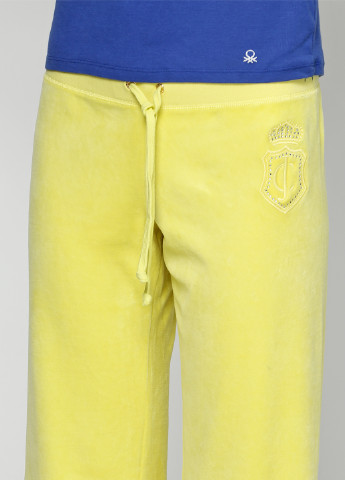 Лимонные спортивные демисезонные брюки Juicy Couture