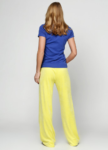 Лимонные спортивные демисезонные брюки Juicy Couture