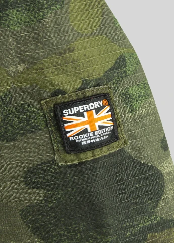 Оливковая (хаки) демисезонная куртка Superdry