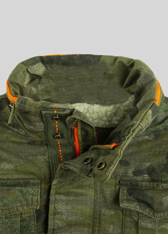 Оливковая (хаки) демисезонная куртка Superdry