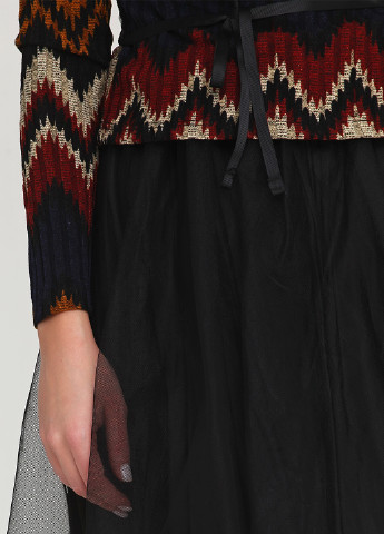 Жовтий кежуал сукня Lumina з геометричним візерунком