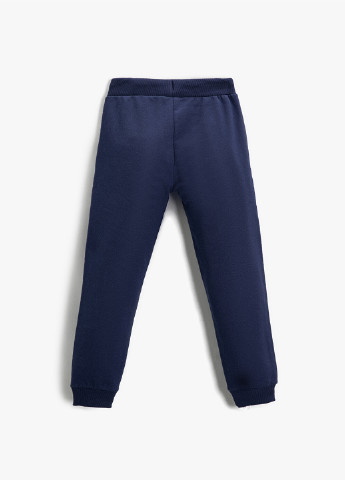 Темно-синие спортивные демисезонные брюки джоггеры KOTON