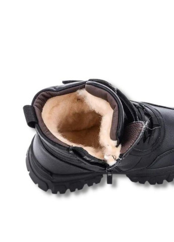 Зимние зимние ботинки для мальчика b2067-1c 33 21 см черный кв1297-1 Bessky на молнии