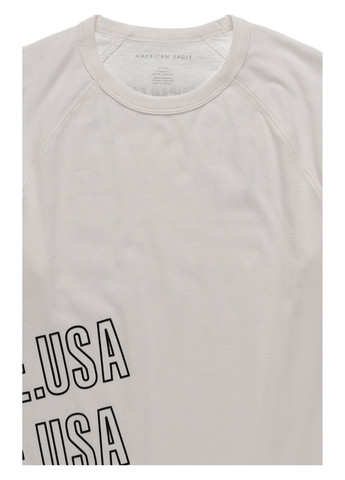 Белая футболка American Eagle