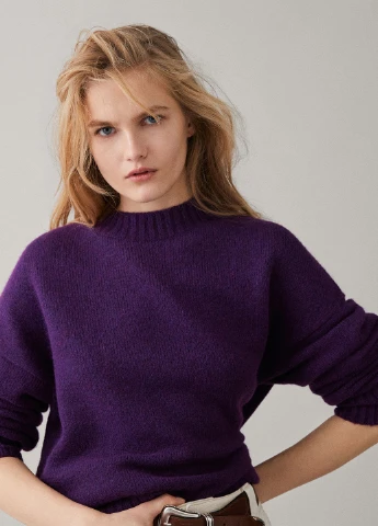 Фіолетовий демісезонний джемпер джемпер Massimo Dutti