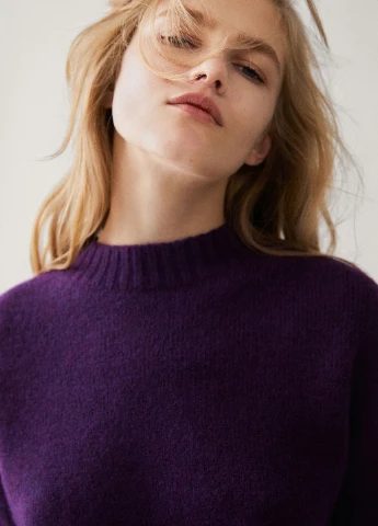 Фіолетовий демісезонний джемпер джемпер Massimo Dutti