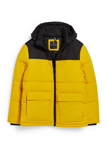 Жовта зимня куртка C&A