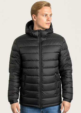 Чорна демісезонна куртка Sun's House