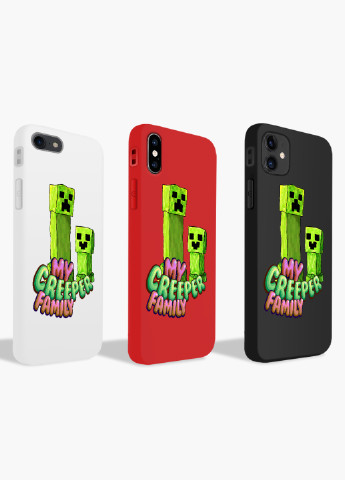 Чехол силиконовый Apple Iphone 7 Майнкрафт (Minecraft) (17361-1176) MobiPrint (219347484)