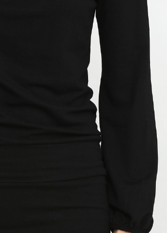 Черное кэжуал платье Софі однотонное