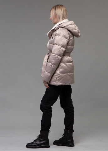 Бежевый зимний Пуховик ZLLY