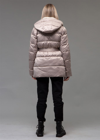 Бежевый зимний Пуховик ZLLY