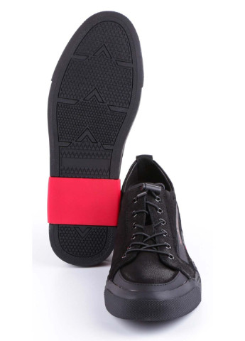 Черные демисезонные мужские кроссовки 19963 Cosottinni