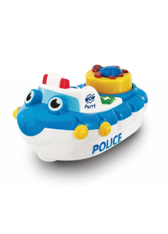 Развивающая игрушка Полицейская лодка Перри (10347) WOW TOYS (254066287)