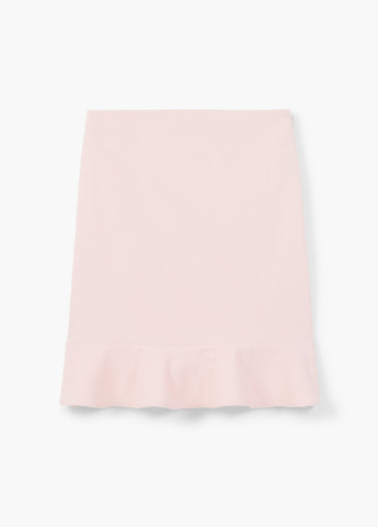 Розовая кэжуал однотонная юбка Mango