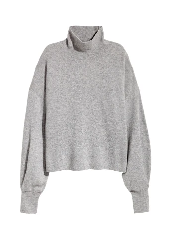 Сірий демісезонний светр H&M