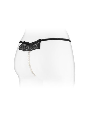 Трусики-стрінги із перлиновою ниткою KATIA Black Fashion Secret (252025488)