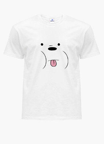 Белая демисезонная футболка детская белый медведь вся правда о медведях (we bare bears) белый (9224-2662) 164 см MobiPrint