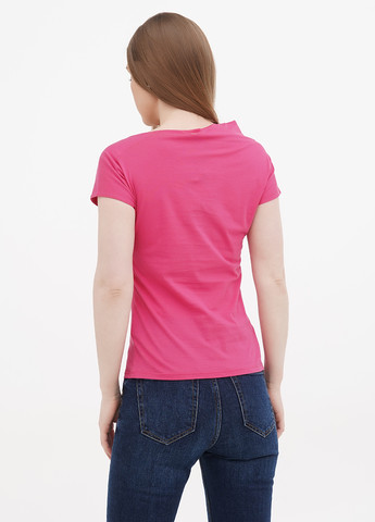 Розовая летняя футболка Liu Jo