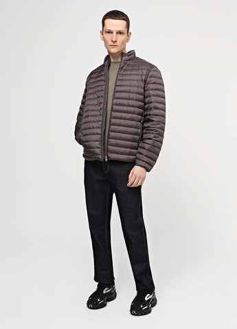 Сіро-коричнева демісезонна куртка Geox