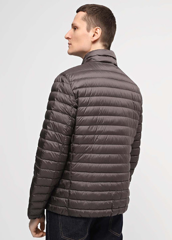 Сіро-коричнева демісезонна куртка Geox