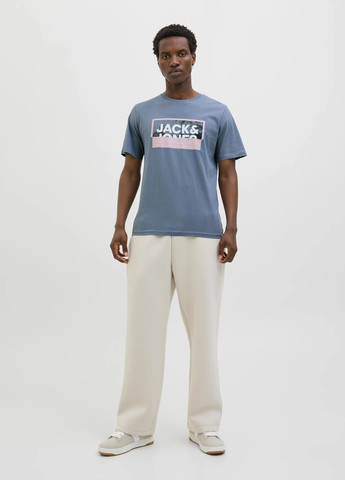 Светло-голубая футболка Jack & Jones