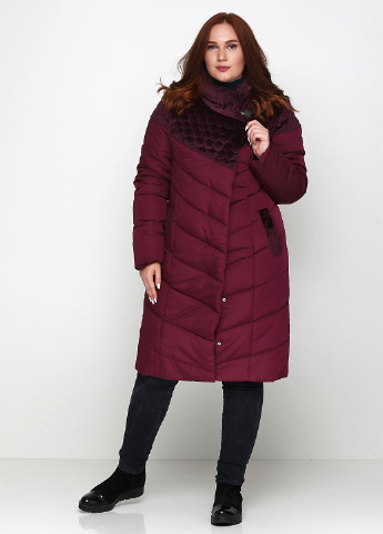 Бордовая зимняя куртка Aranda