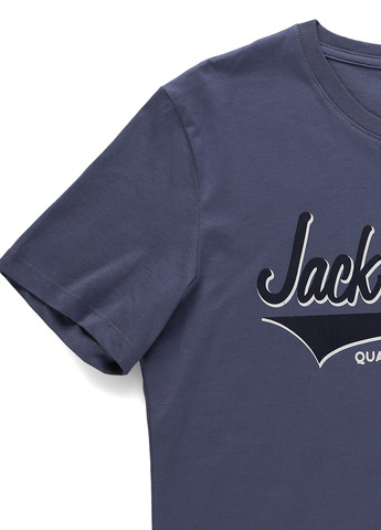 Сіро-синя футболка Jack & Jones