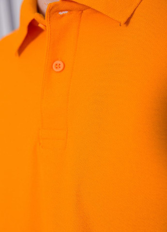 Оранжевая футболка-поло для мужчин Ager однотонная