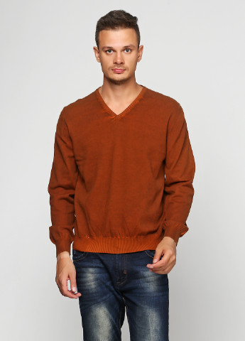 Коричневый демисезонный пуловер пуловер Barbieri