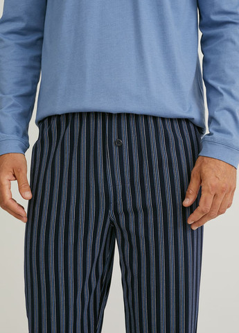 Блакитний демісезонний комплект (лонгслів, брюки) C&A