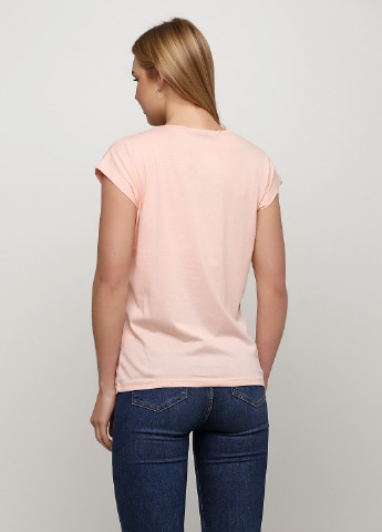 Світло-рожева літня футболка London Look