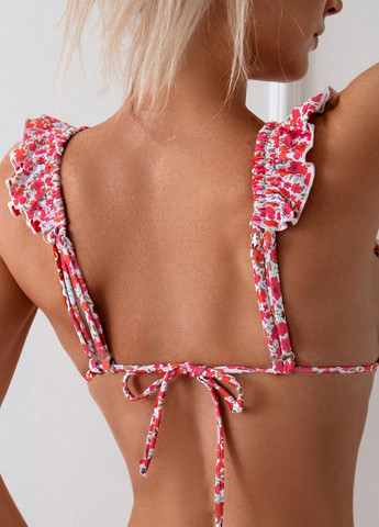 Комбінований літній купальник (ліф, трусики) бікіні, роздільний SHEIN