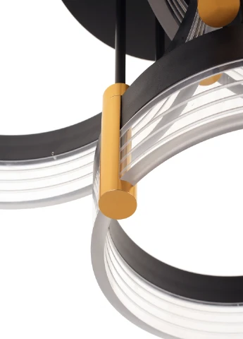 WBL-57C/3 74W WW+NW+CW BK/G люстра Brille (251891769)